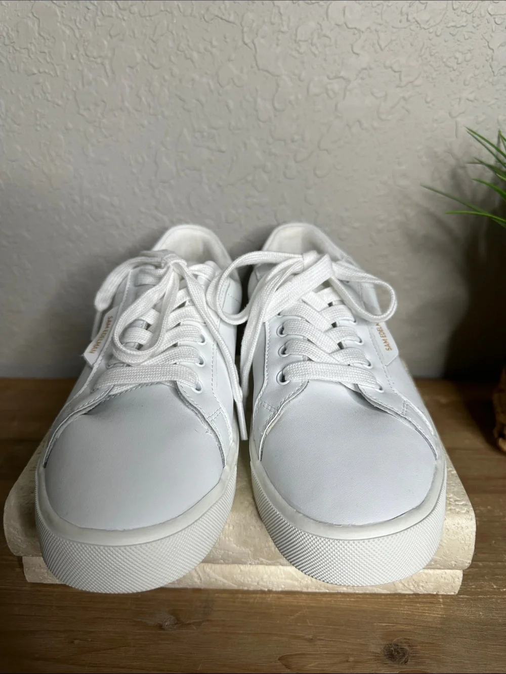 Sam Edelman New York Classic White Leather Ethyl Sneakers